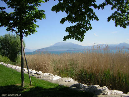 La costa veronese vista da Sirmione